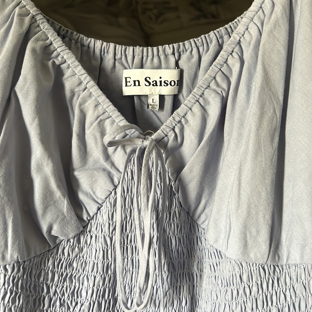 EN SAISON BLEU MIDI DRESS - Picture 7 of 9